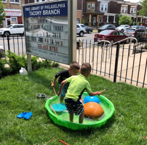 kiddy pool water drum (Tacony)