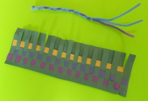 weaving a caxixi rattle