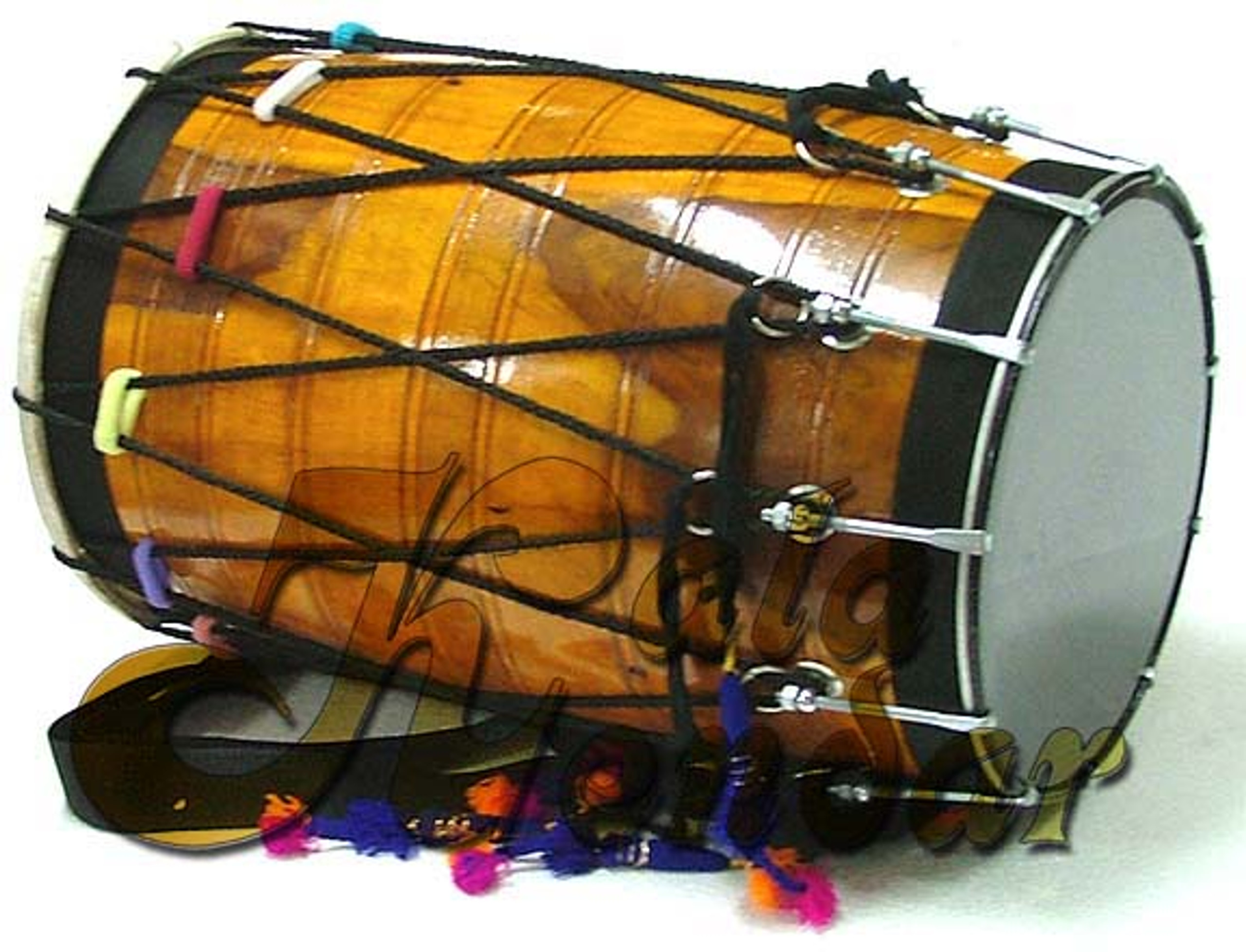 dhol half made