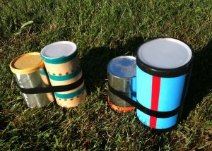 bongos in the grass