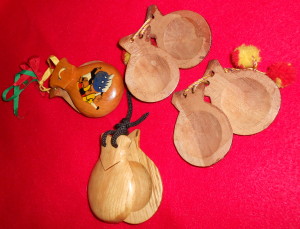 wooden castanets